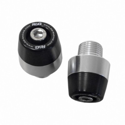 Závaží R&G Racing do řidítek pro motocykly Aprilia RSV4 RR/RF, černá